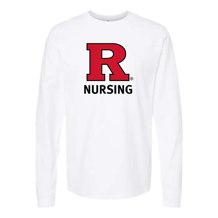 Unisex Heavyweight Jersey Long Sleeve T-Shirt Rutgers School of Nursing
