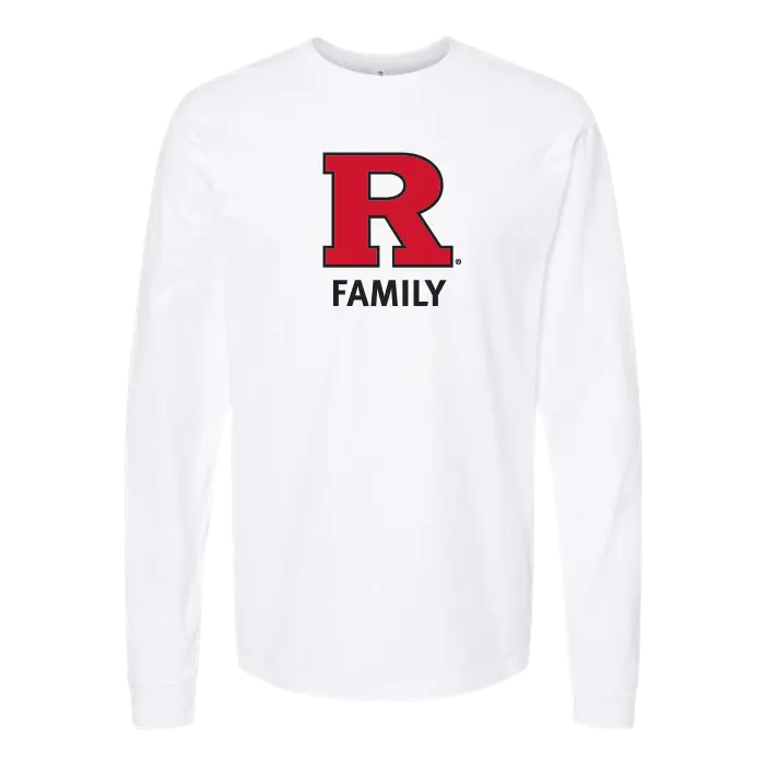 Rutgers Family Unisex Heavyweight Jersey Long Sleeve T-Shirt Rutgers Family