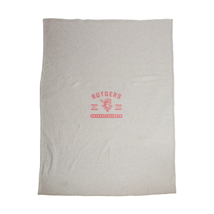 Rutgers Sublimated Sweatshirt Blanket Logo Brands