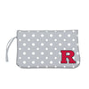 Rutgers University Dot Wristlet Logo Brands