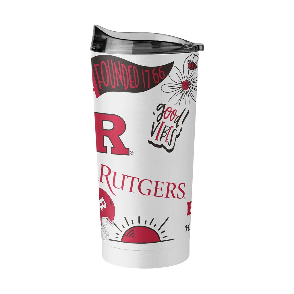 Rutgers 20oz Native Powder Coat Tumbler Logo Brands