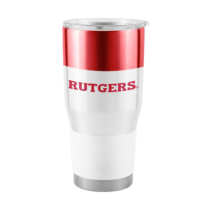Rutgers 30oz Colorblock Stainless Steel Tumbler Logo Brands