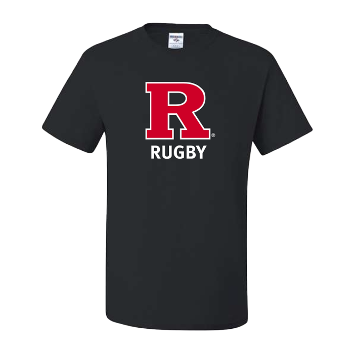 Block R Short Sleeve T-Shirt Rutgers Rugby