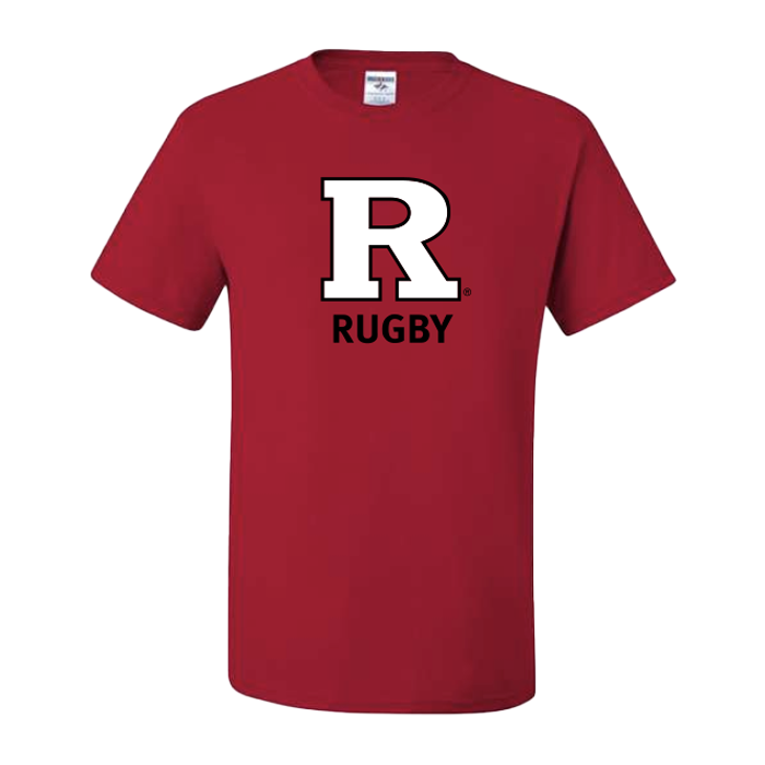 Block R Short Sleeve T-Shirt Rutgers Rugby