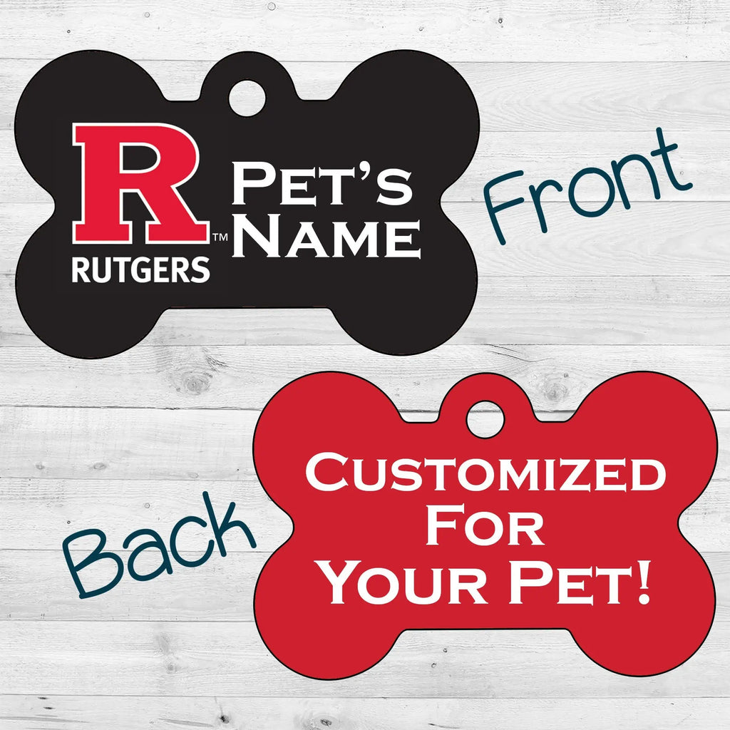 Rutgers Scarlet Knights | NCAA Officially Licensed | Dog Tag 2-Sided ShopInstaPets