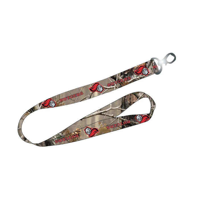 Ultimate Sports Fan Lanyard -  Rutgers Scarlet Knights Spirit, Durable Polyester, Quick-Release Buckle & Heavy-Duty Clasp R & R INC.