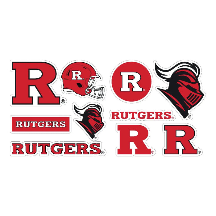 Rutgers Scarlet Knights Officially Licensed College Sticker Multipack - School Spirit Decal Set R & R INC.