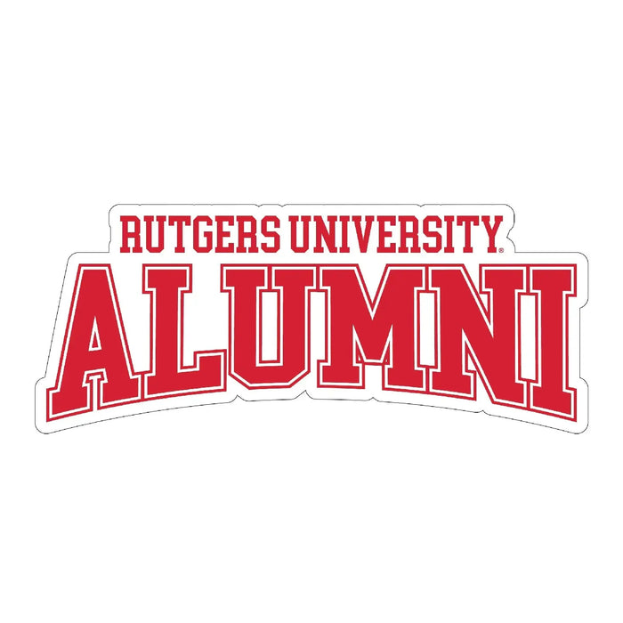 Rutgers Scarlet Knights Laser Cut Alumni Vinyl Sticker/Magnet R & R INC.