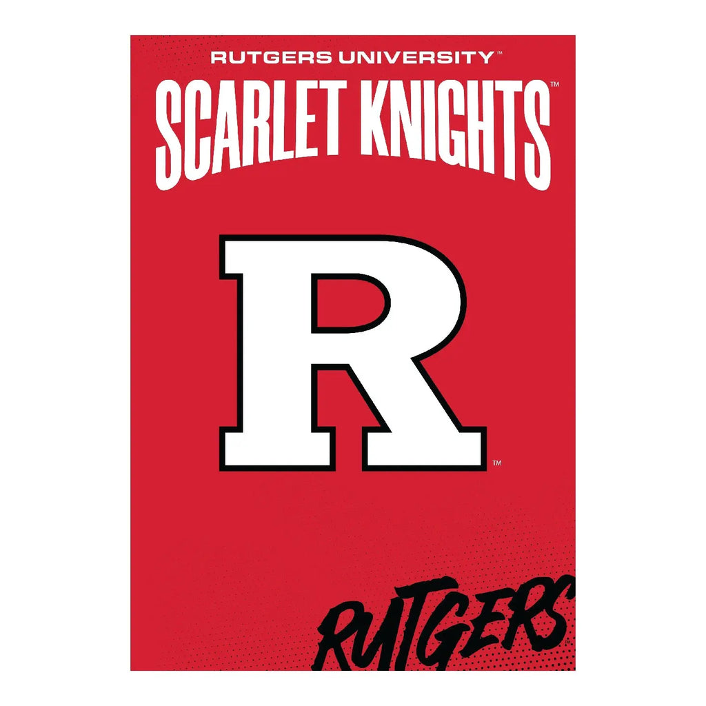 Rutgers Scarlet Knights 7"x10" College Wall Decor Metal Sign – Officially Licensed Product R & R INC.