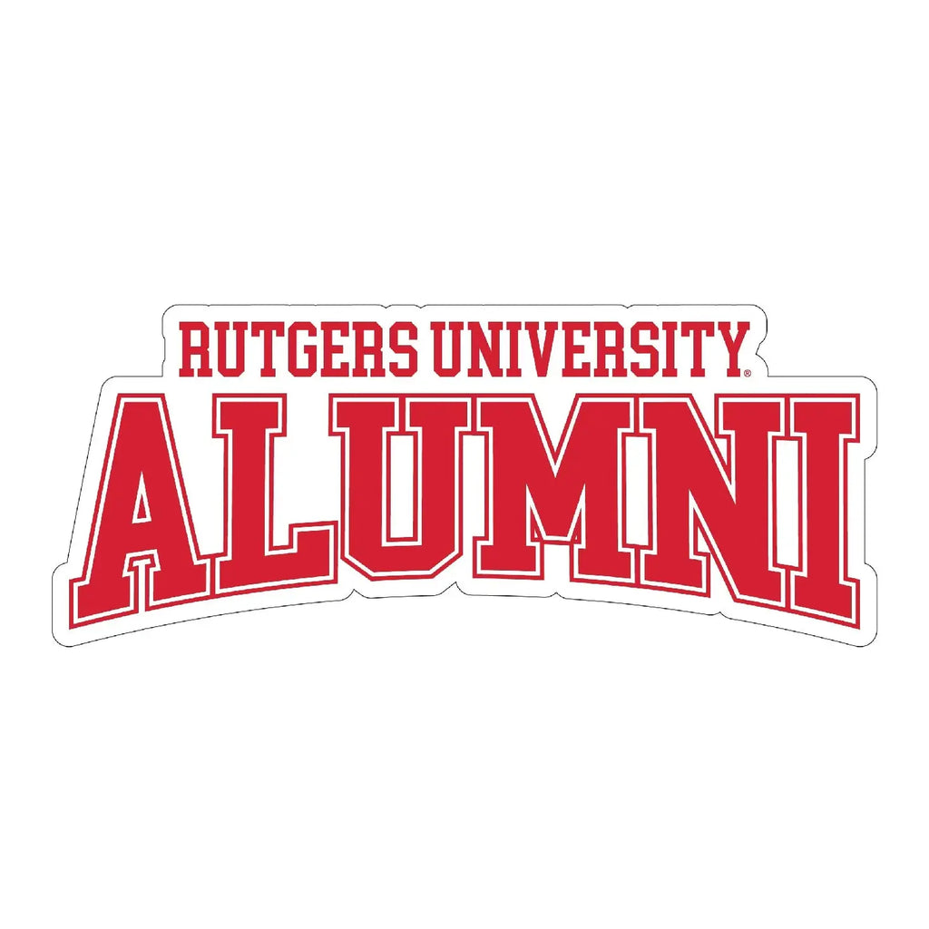 Rutgers Scarlet Knights Laser Cut Alumni Vinyl Sticker/Magnet R & R INC.