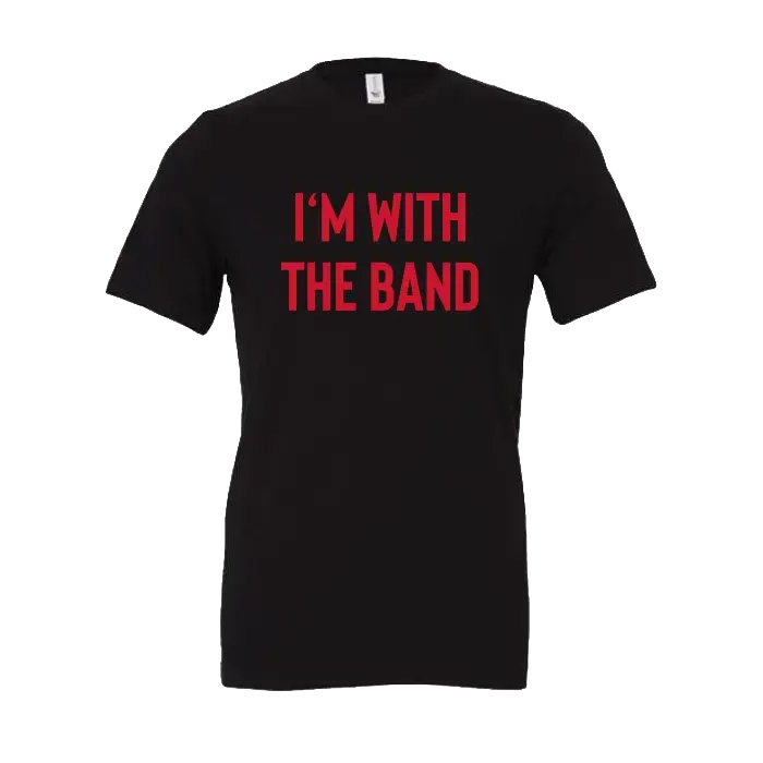 Marching Band I'm With the Band Jersey Tee Rutgers Marching Band