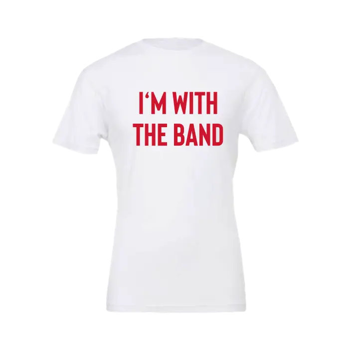 Marching Band I'm With the Band Jersey Tee Rutgers Marching Band