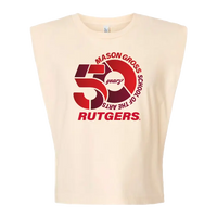 50th Anniversary Women's Heavyweight Muscle Tee Mason Gross School of Arts