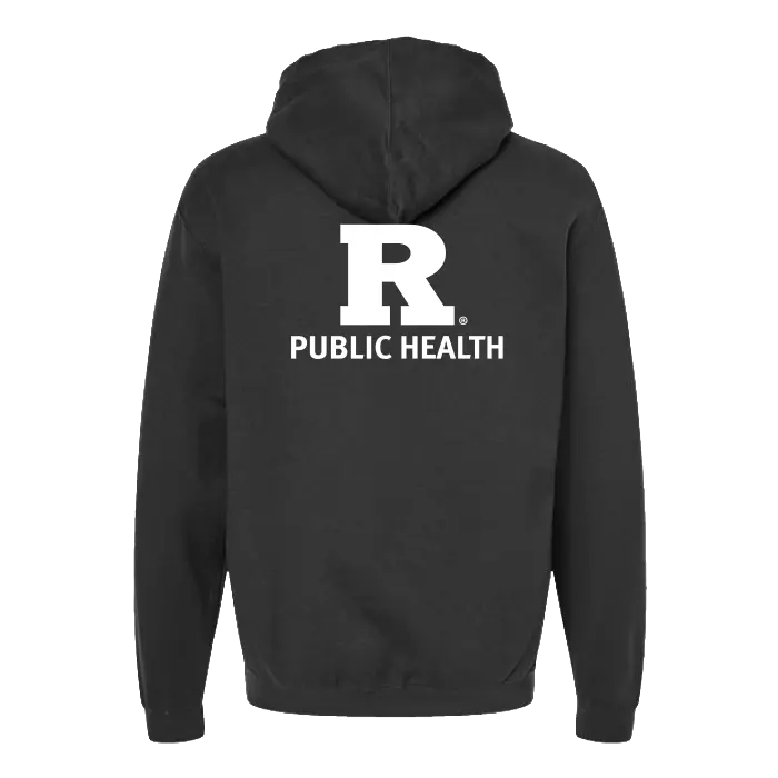 Public Health Unisex Fleece Hooded Sweatshirt Rutgers Public Health