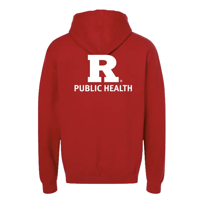 Public Health Unisex Fleece Hooded Sweatshirt Rutgers Public Health