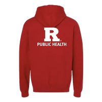 Public Health Unisex Fleece Hooded Sweatshirt Rutgers Public Health