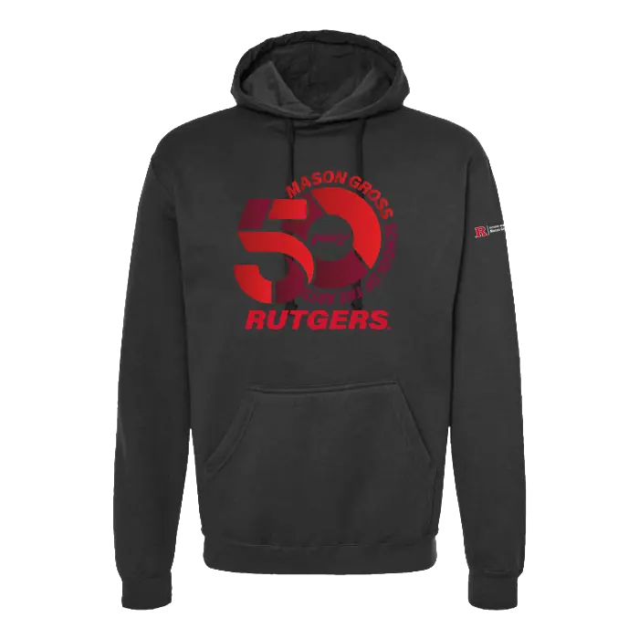50th Anniversary Unisex Fleece Hooded Sweatshirt Mason Gross School of Arts