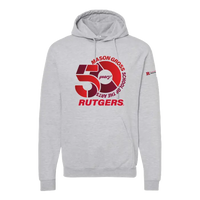 50th Anniversary Unisex Fleece Hooded Sweatshirt Mason Gross School of Arts