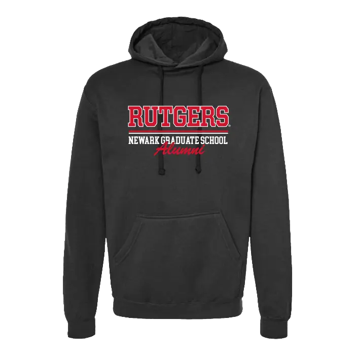 Newark Graduate School Unisex Fleece Hooded Sweatshirt Rutgers Newark Graduate School