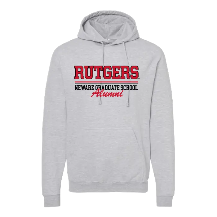 Newark Graduate School Unisex Fleece Hooded Sweatshirt Rutgers Newark Graduate School