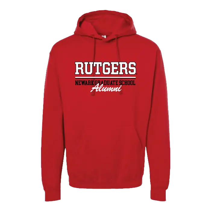 Newark Graduate School Unisex Fleece Hooded Sweatshirt Rutgers Newark Graduate School