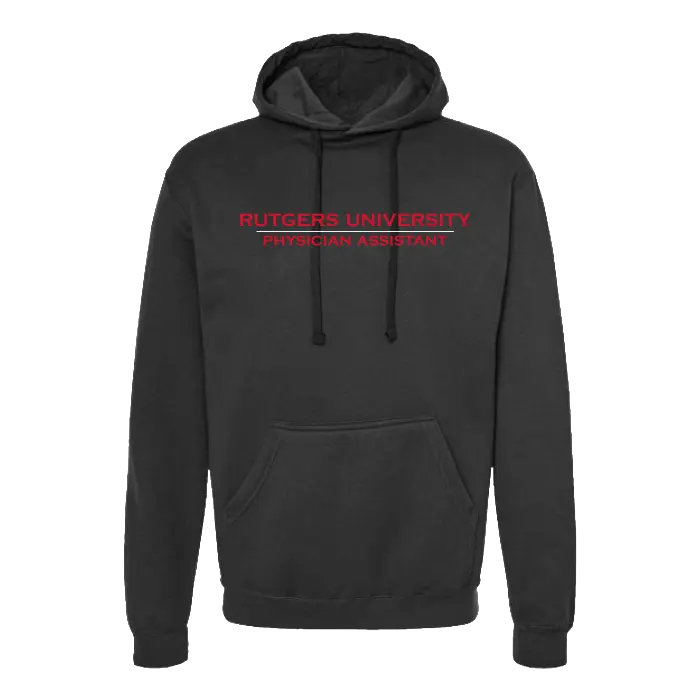 RUPASS Unisex Fleece Hooded Sweatshirt Rutgers Physician Assistant