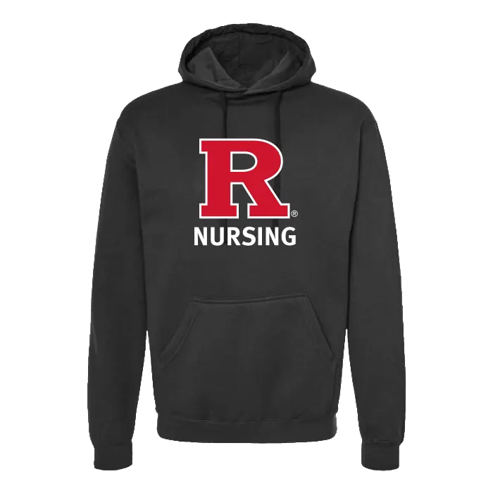 Unisex Fleece Hooded Sweatshirt Rutgers School of Nursing