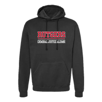 Criminal Justice Alumni Unisex Fleece Hooded Sweatshirt Rutgers Criminal Justice