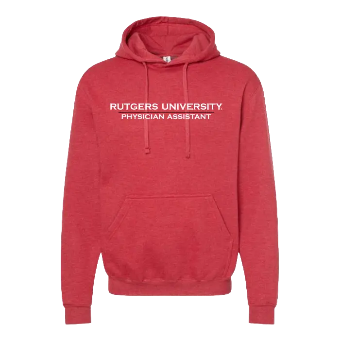 RUPASS Unisex Fleece Hooded Sweatshirt Rutgers Physician Assistant