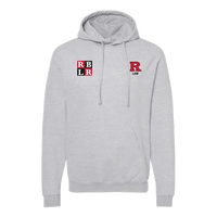 RBLR Unisex Fleece Hooded Sweatshirt Rutgers RBLR