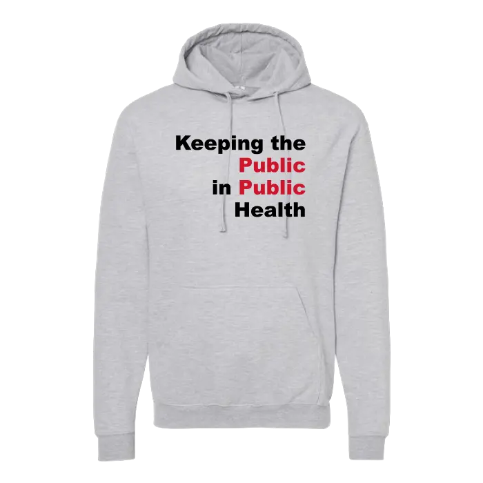 Public Health Unisex Fleece Hooded Sweatshirt Rutgers Public Health