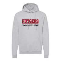 Criminal Justice Alumni Unisex Fleece Hooded Sweatshirt Rutgers Criminal Justice