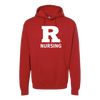 Unisex Fleece Hooded Sweatshirt Rutgers School of Nursing
