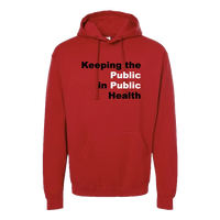 Public Health Unisex Fleece Hooded Sweatshirt Rutgers Public Health