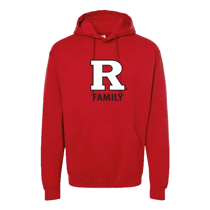 Rutgers Family Unisex Fleece Hooded Sweatshirt Rutgers Family