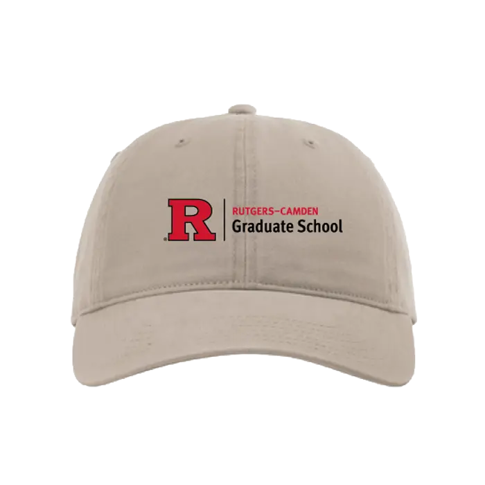 Camden Graduate School Peach Twill Dad Hat Camden Graduate School