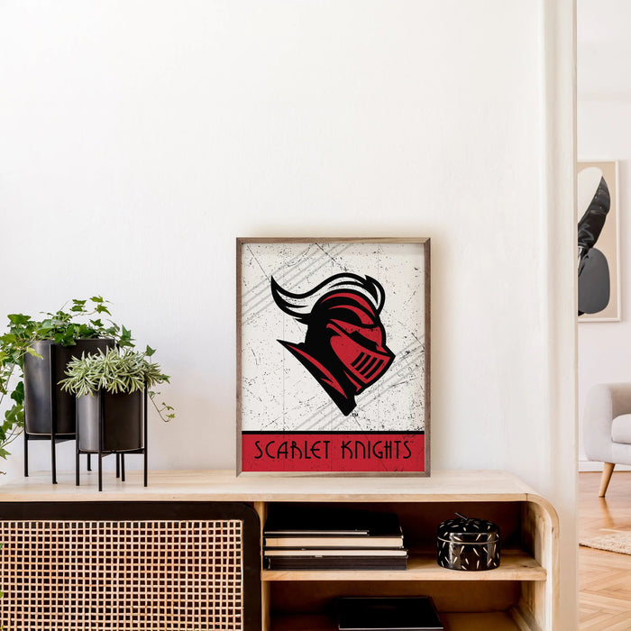 Retro Poster Rutgers State University Kendrick Home
