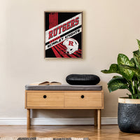Striped Poster Rutgers State University Kendrick Home