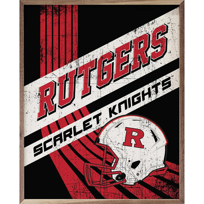 Striped Poster Rutgers State University Kendrick Home