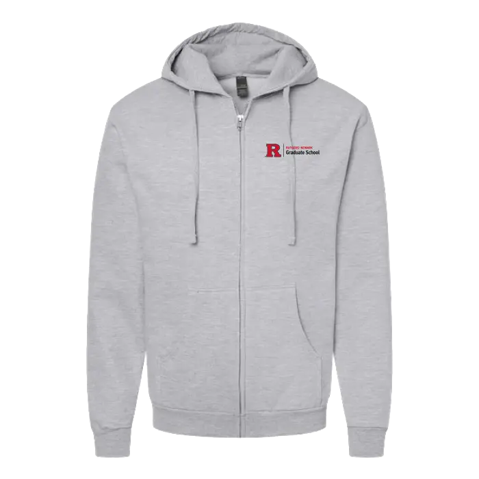 Newark Graduate School Unisex Full-Zip Hooded Sweatshirt Rutgers Newark Graduate School