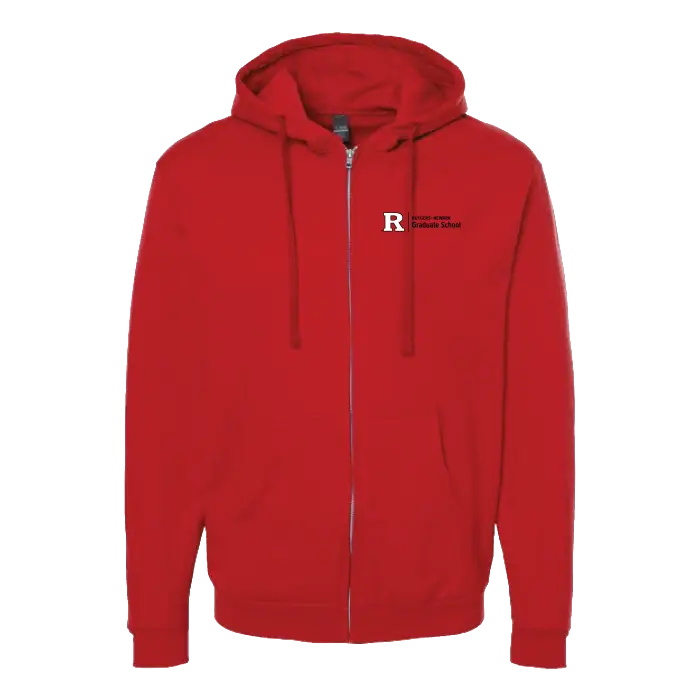 Newark Graduate School Unisex Full-Zip Hooded Sweatshirt Rutgers Newark Graduate School