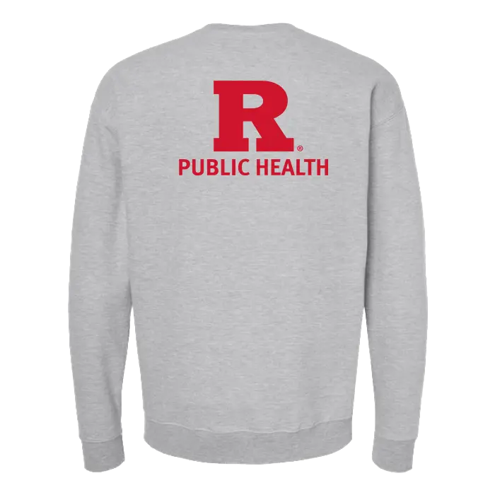 Public Health Unisex Fleece Crewneck Sweatshirt Rutgers Public Health