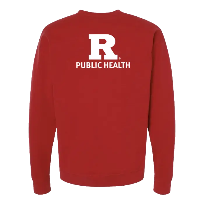 Public Health Unisex Fleece Crewneck Sweatshirt Rutgers Public Health
