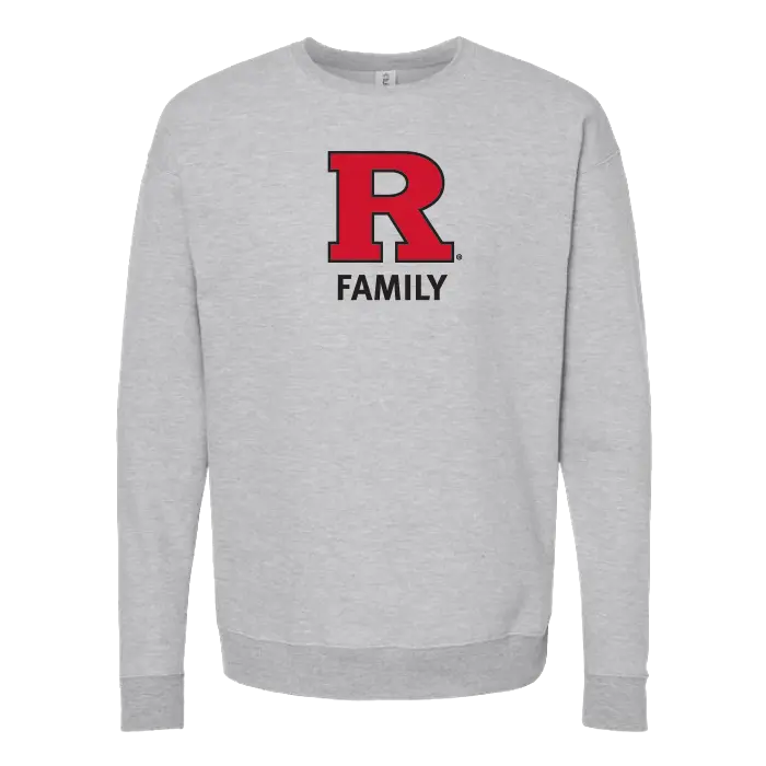 Rutgers Family Unisex Fleece Crewneck Sweatshirt Rutgers Family