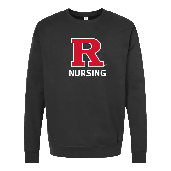Unisex Fleece Crewneck Sweatshirt Rutgers School of Nursing
