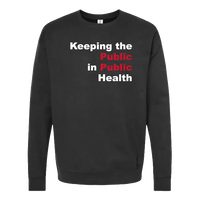 Public Health Unisex Fleece Crewneck Sweatshirt Rutgers Public Health