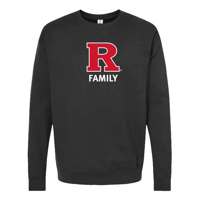 Rutgers Family Unisex Fleece Crewneck Sweatshirt Rutgers Family