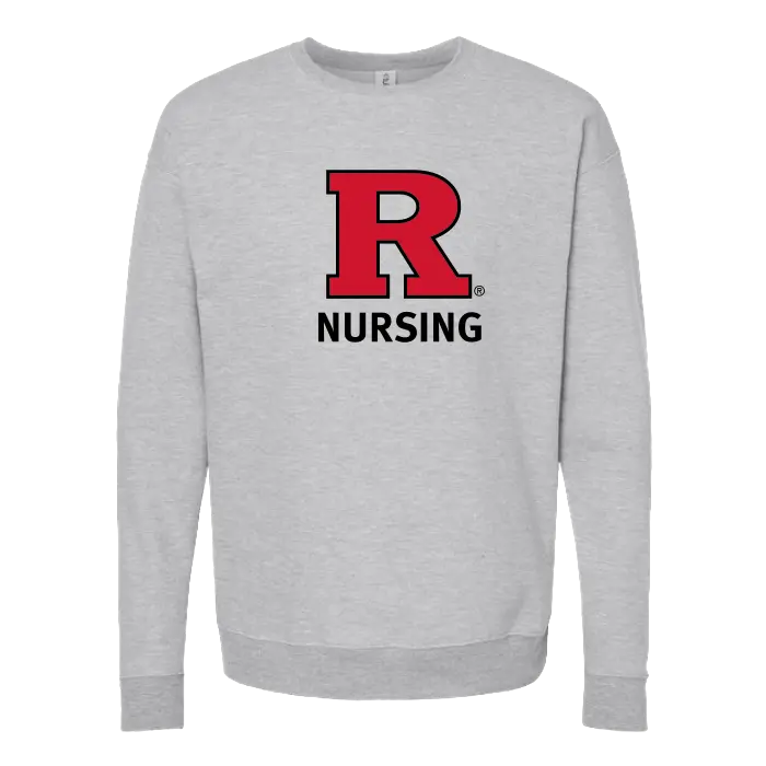 Unisex Fleece Crewneck Sweatshirt Rutgers School of Nursing