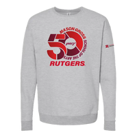 50th Anniversary Unisex Fleece Crewneck Sweatshirt Mason Gross School of Arts