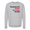 Public Health Unisex Fleece Crewneck Sweatshirt Rutgers Public Health